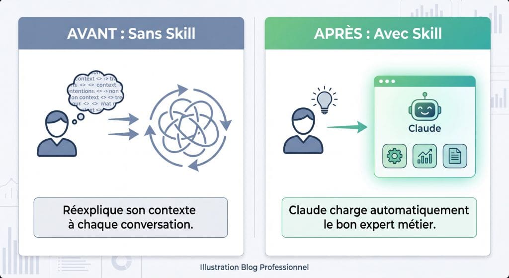 skils claude: avant apres