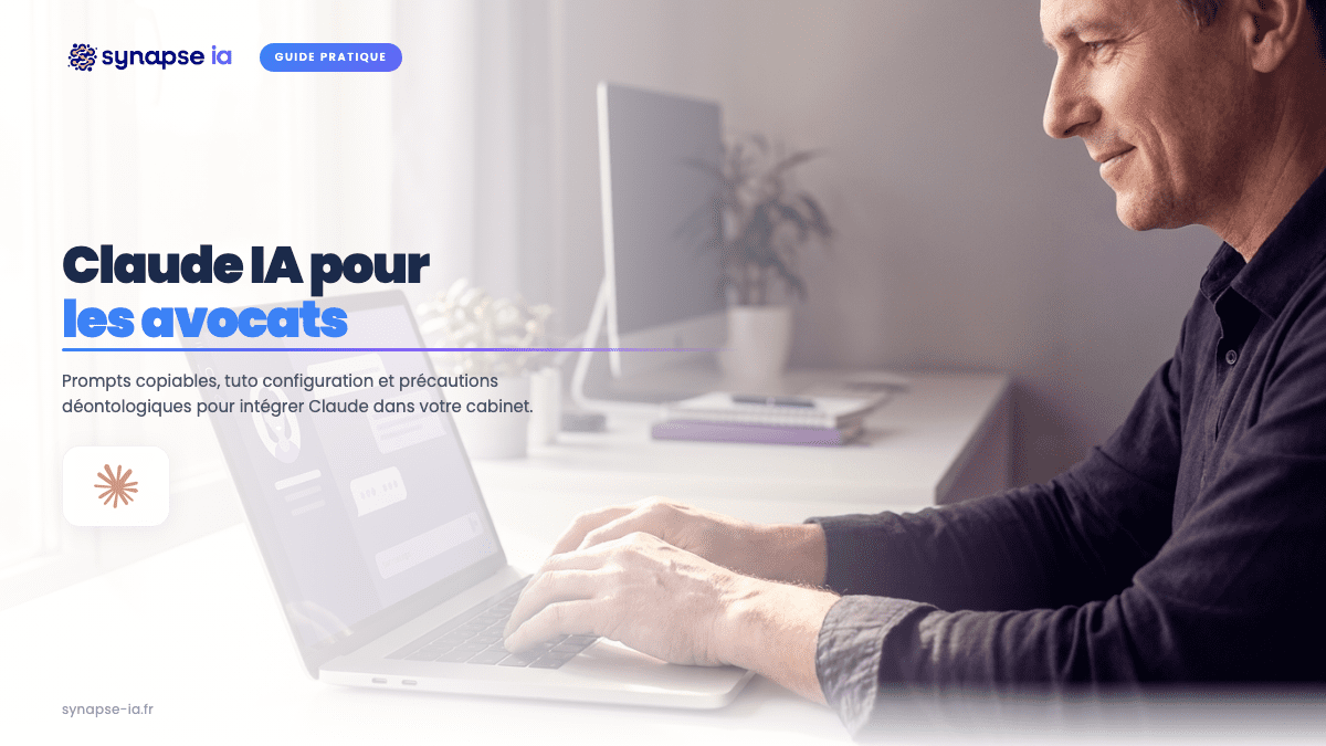 Claude IA pour les avocats — guide pratique avec prompts copiables et tuto de configuration
