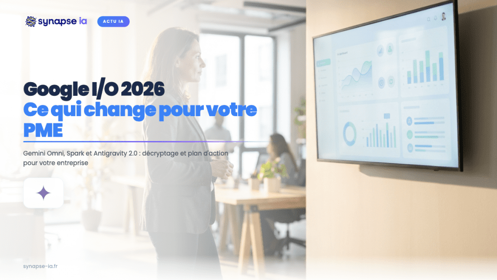 Google I/O 2026 : les annonces Gemini expliquées aux dirigeants de PME