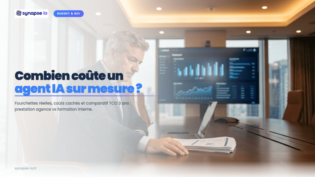 Combien coûte un agent IA sur mesure en 2026, Synapse IA